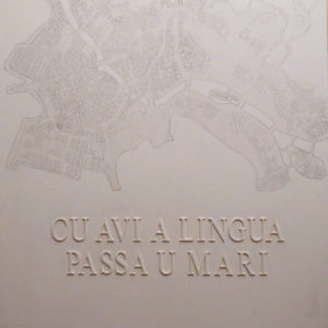 Cu avi a lingua passa u mari