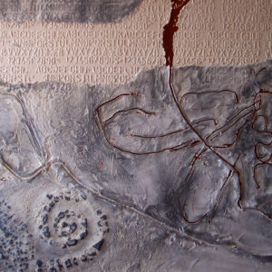 FLUSSO DI VITA FOSSILE 120 X 160 cm