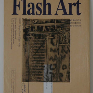 Renzo Bellanca Comunicazione su busta Flash Art
