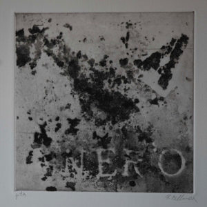 Renzo Bellanca Nero omaggio a Burri