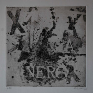 Renzo Bellanca Nero omaggio a Burri 2