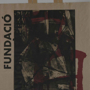 Renzo Bellanca OMAGGIO A TAPIES 2 su busta Fondazione Tapies