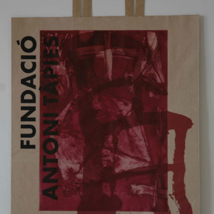 Renzo Bellanca OMAGGIO A TAPIES su busta Fondazione Tapies